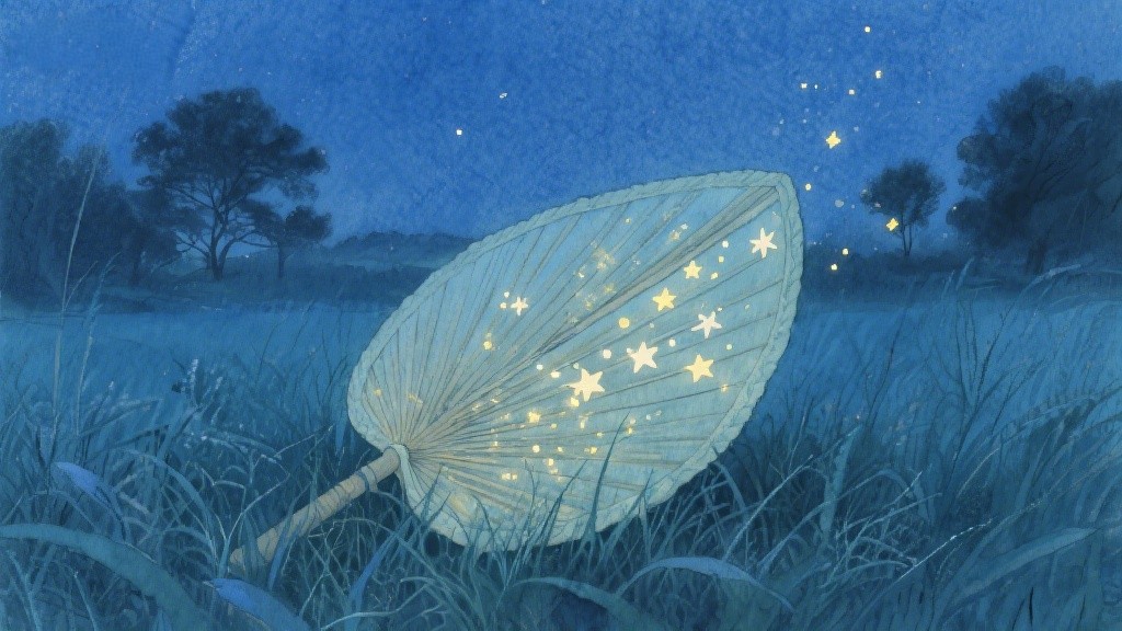 蒲扇摇落的星子